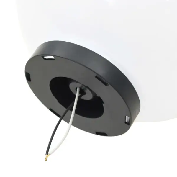 Valged kerakujulised aialambid LED-pirnidele, 4 tk, 30 cm, PMMA, IP44 – 6