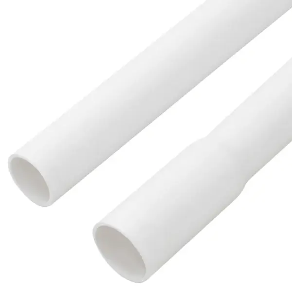 Valged PVC kaablikanalid kaablite peitmiseks, Ø16 mm, 10 x 1 m, kruvitav komplekt – 5