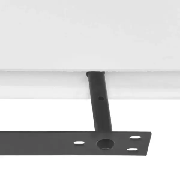 Valged MDF seinariiulid nähtamatu kinnitusega, 4 tk, 100 x 20 cm – 4