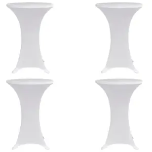 Veniv seisulauakate, valge, Ø 80 cm, kuni 120 cm, 4 tk