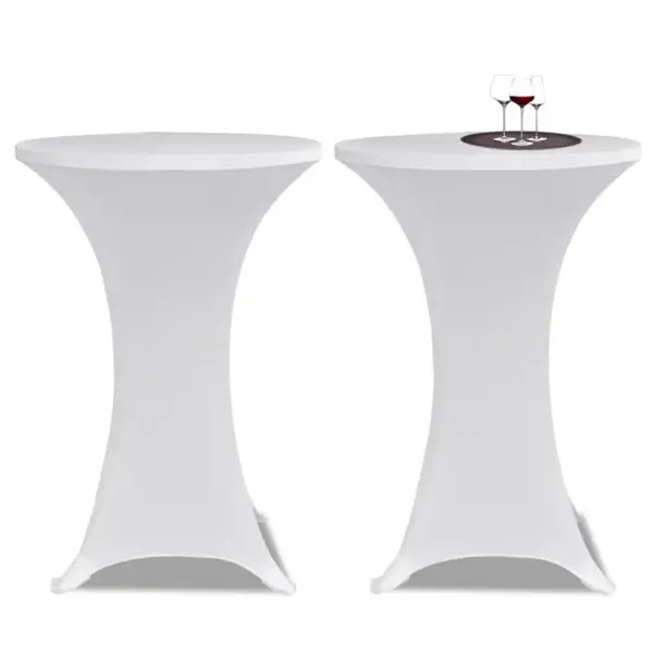 Veniv seisulauakate, valge, Ø 80 cm, kuni 120 cm, 4 tk – 2