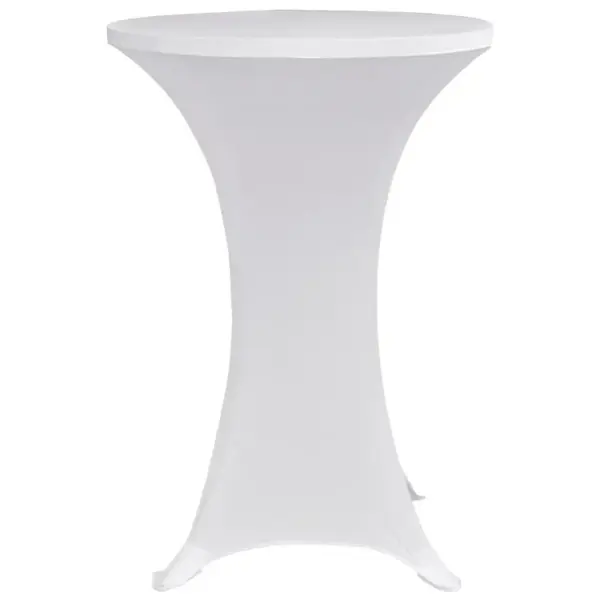 Veniv seisulauakate, valge, Ø 80 cm, kuni 120 cm, 4 tk – 4