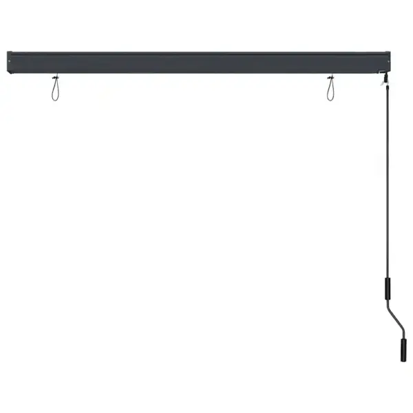 Välikasutuseks rulookardin rõdule ja terrassile, kollane-sinine, kangas ja alumiinium, 180 x 250 cm – 4