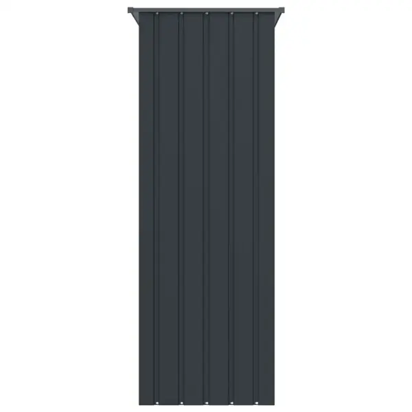 Välilinnupuur tsingitud terasest, antratsiithall, 215 x 78 x 200 cm – 7