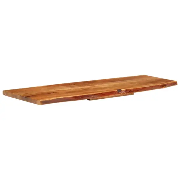 Vannitoa tasapind akaatsiapuidust naturaalse servaga, 140 x 52 x 3,8 cm – 11
