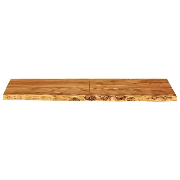 Vannitoa tasapind akaatsiapuidust naturaalse servaga, 140 x 52 x 3,8 cm – 3