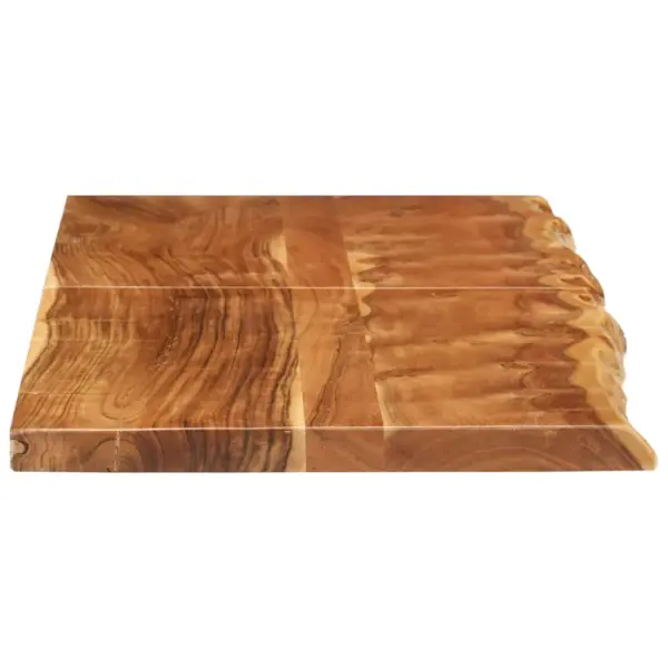 Vannitoa tasapind akaatsiapuidust naturaalse servaga, 140 x 52 x 3,8 cm – 4