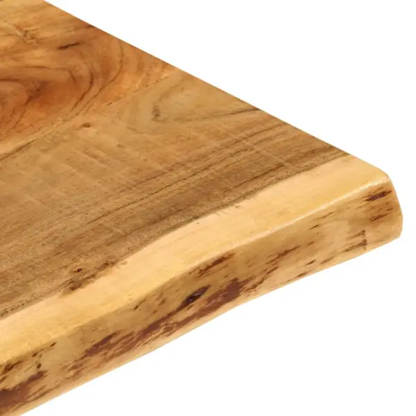 Vannitoa tasapind akaatsiapuidust naturaalse servaga, 140 x 52 x 3,8 cm – 6