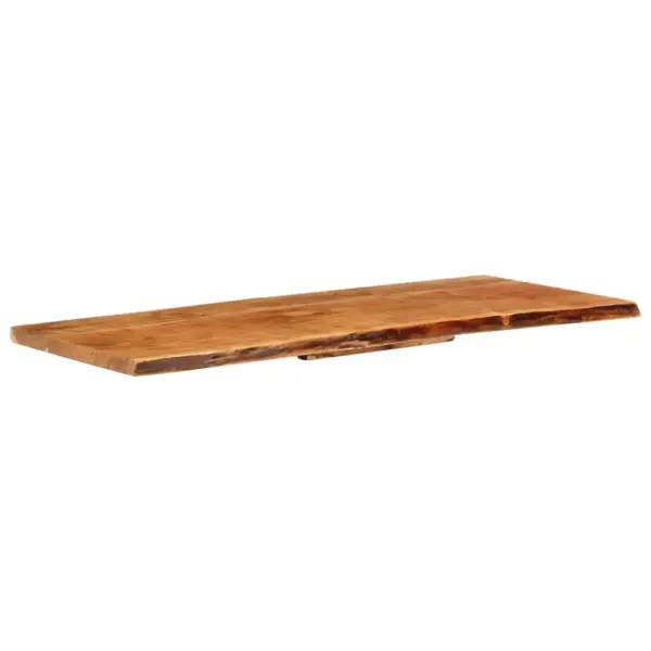 Vannitoa tasapind akaatsiapuidust naturaalse servaga, 140 x 52 x 3,8 cm – 8