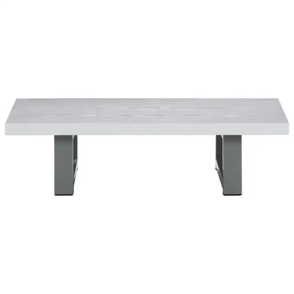 Kaheosaline vannitoamööbli komplekt seinariiuli ja ümmarguse keraamilise valamuga, valge, 60 cm - 4