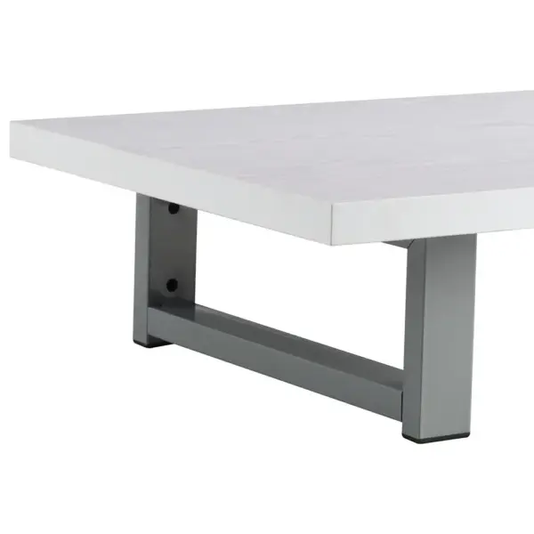 Kaheosaline vannitoamööbli komplekt seinariiuli ja ümmarguse keraamilise valamuga, valge, 60 cm - 6