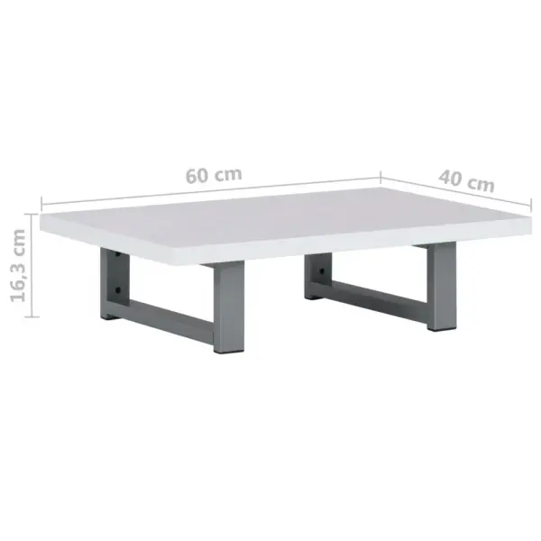 Kaheosaline vannitoamööbli komplekt seinariiuli ja ümmarguse valamuga, valge riiul 60 cm, must keraamiline valamu 40 cm – 12