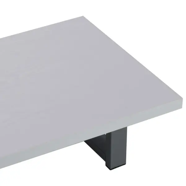 Kaheosaline vannitoamööbli komplekt seinariiuli ja ümmarguse valamuga, valge riiul 60 cm, must keraamiline valamu 40 cm – 9