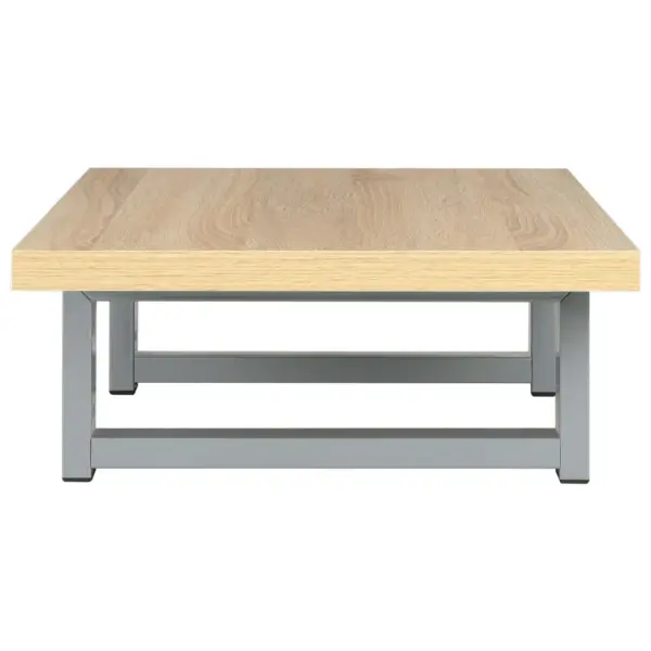 2-osaline vannitoamööbli komplekt seinariiuli ja ümmarguse keraamilise valamuga, tamm/valge, 60 cm – 8