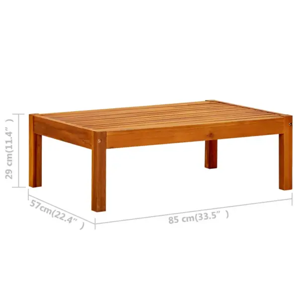 Varikatusega akaatsiapuidust aiapink lauaga ja jalatugedega, tumehallid padjad, 179 x 66 x 180 cm – 11