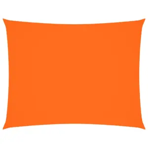 Veekindel ristkülikukujuline päikesepuri, oranž Oxford kangas, 3 x 6 m