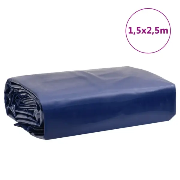 Veekindel present sinine PVC-kattega lõuendist, 1,5 x 2,5 m, 650 g/m² – 9