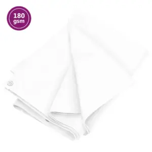 Veekindel valge HDPE present aiamööbli katmiseks, 4 x 6 m, 180 g/m²
