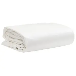 Veekindel valge present aiamööbli ja haagise katmiseks, 1,5 x 2 m, 650 g/m²
