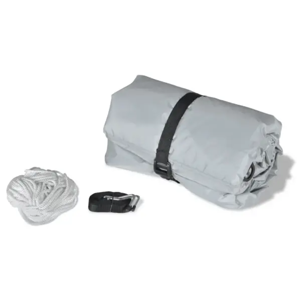Veekindlad hallid paadikatted 2 tk, 427–488 x 173 cm, polüester – 4