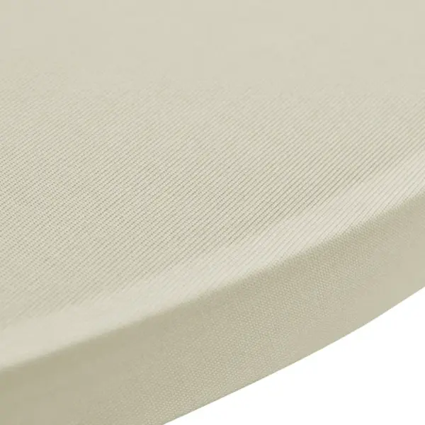 Veniv seisulaua kate, 2 tk, Ø 80 cm, kreemjasvalge – 4
