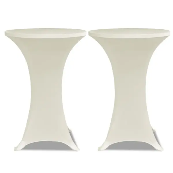 Veniv seisulauakate Ø 80 cm, kreemjasvalge, 4 tk – 3