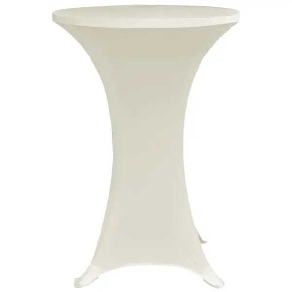 Veniv seisulauakate Ø 80 cm, kreemjasvalge, 4 tk – 4