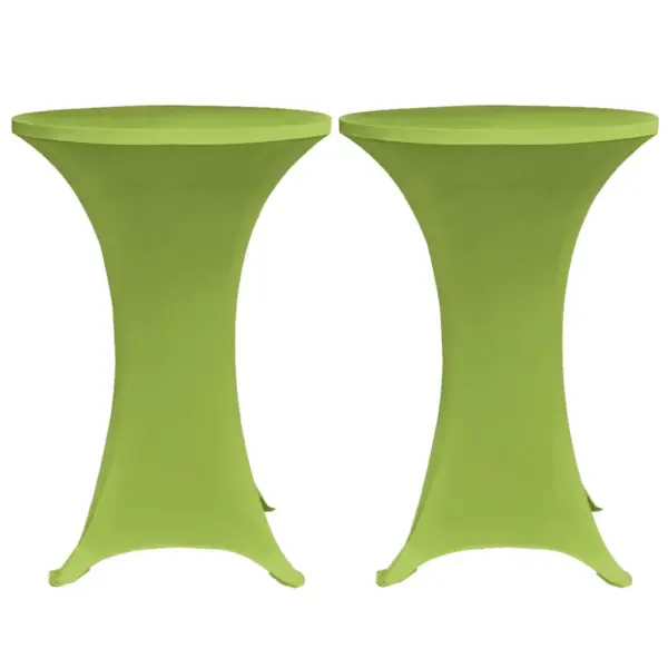 Venivad baarilaua katted, 4 tk, 60 cm, õunaroheline – 3