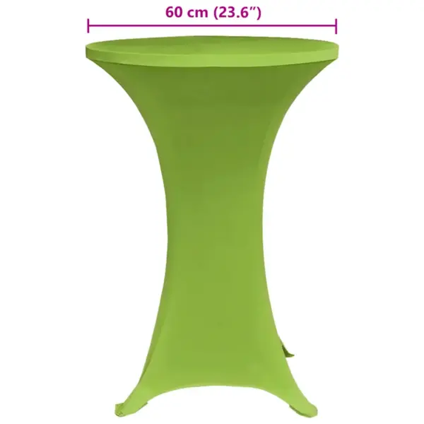 Venivad baarilaua katted, 4 tk, 60 cm, õunaroheline – 6