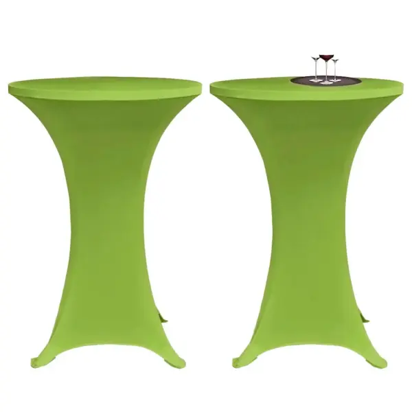 Venivad baarilaua katted, 4 tk, õunaroheline, 70 cm – 2