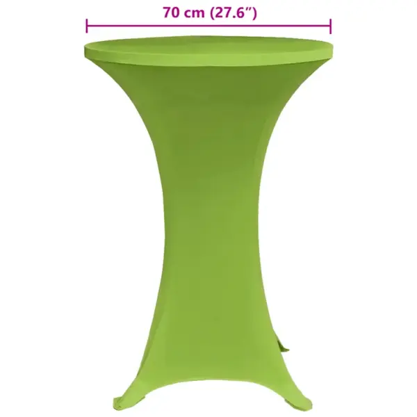 Venivad baarilaua katted, 4 tk, õunaroheline, 70 cm – 6