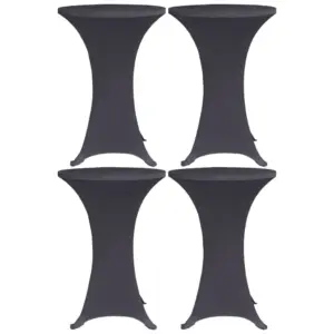 Venivad baarilauakatted, 4 tk, antratsiithall, 60 cm