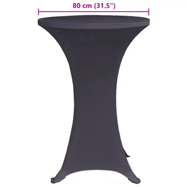 Venivad baarilauakatted, 4 tk, antratsiithall, sobivad 80 cm laudadele – 6