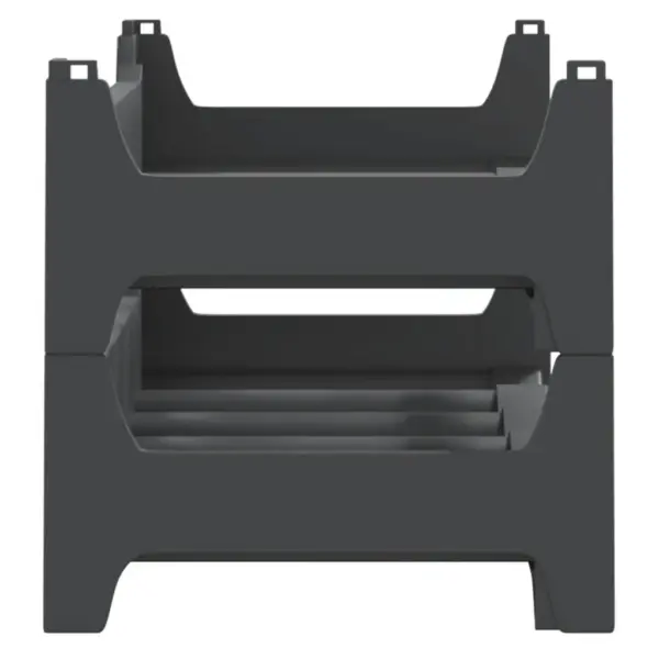 Virnastatav veiniriiul 12 pudelile, antratsiithall PP-plast, 60 x 26 x 26 cm – 4