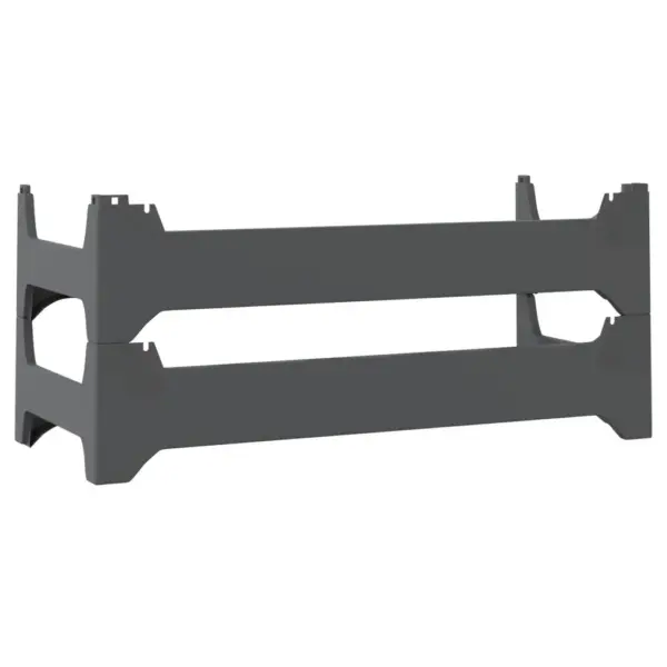 Virnastatav veiniriiul 12 pudelile, antratsiithall PP-plast, 60 x 26 x 26 cm – 5