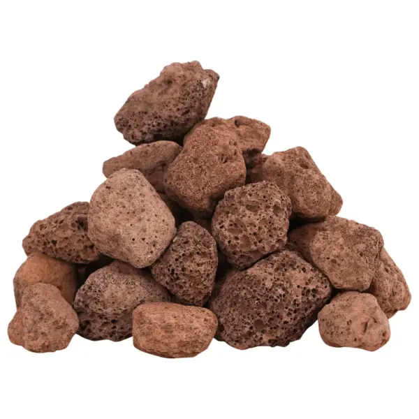 Punased vulkaanilised laavakivid akvaariumile ja aiale, 3–5 cm, 10 kg pakk – 3