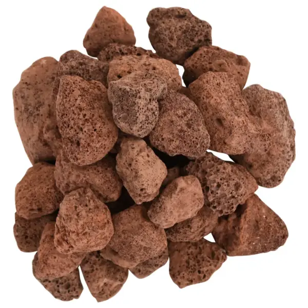 Punased vulkaanilised laavakivid akvaariumile ja aiale, 3–5 cm, 10 kg pakk – 4