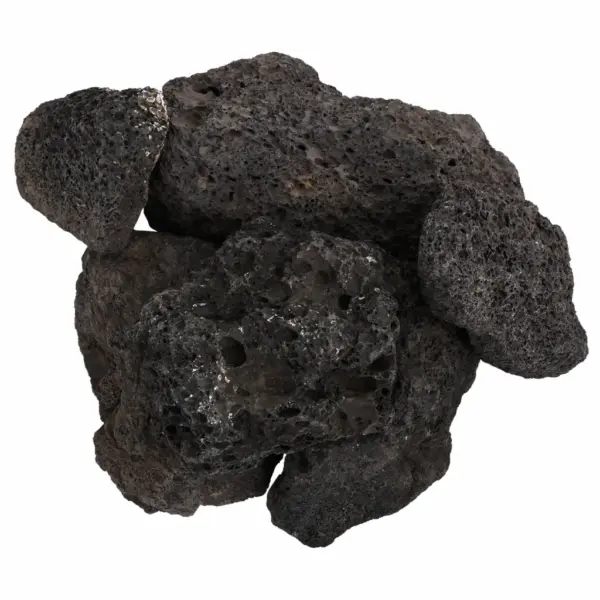 Vulkaanilised laavakivid akvaariumile ja aeda, must, 10–30 cm, 25 kg pakk - 4