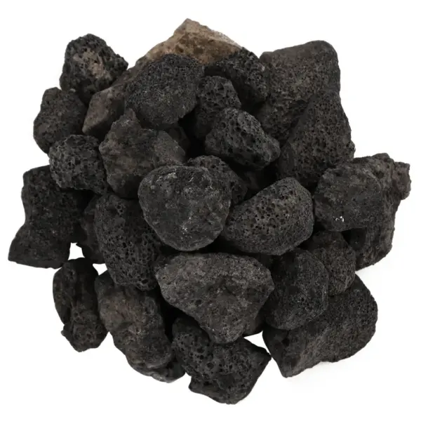 Vulkaanilised laavakivid akvaariumile ja aeda, must, 3–5 cm, 25 kg - 4