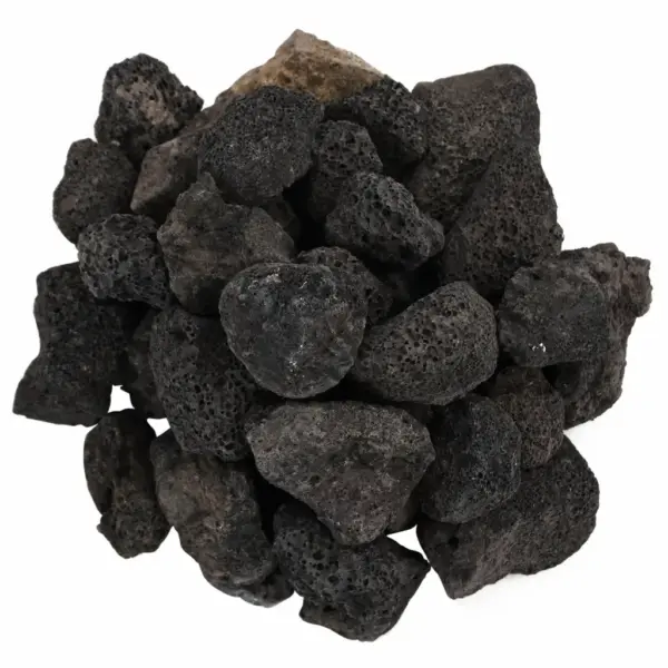 Vulkaanilised laavakivid akvaariumi ja aeda, must, 3–5 cm, 10 kg – 4