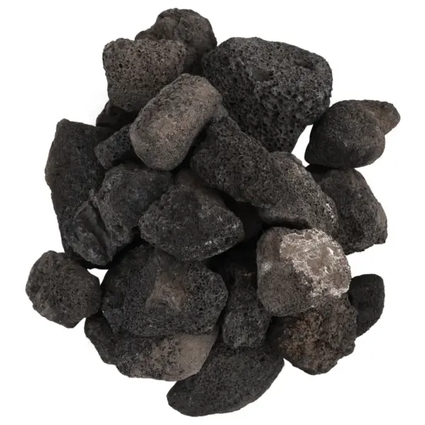 Vulkaanilised laavakivid akvaariumile ja aeda, must, 5–8 cm, 25 kg pakk – 4