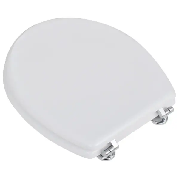 Universaalsed WC-prill-lauad kaante ja reguleeritavate hingedega, MDF, valge, 2 tk – 3