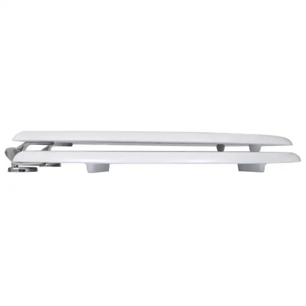 Universaalsed WC-prill-lauad kaante ja reguleeritavate hingedega, MDF, valge, 2 tk – 4