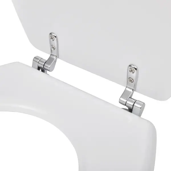 Universaalsed WC-prill-lauad kaante ja reguleeritavate hingedega, MDF, valge, 2 tk – 6
