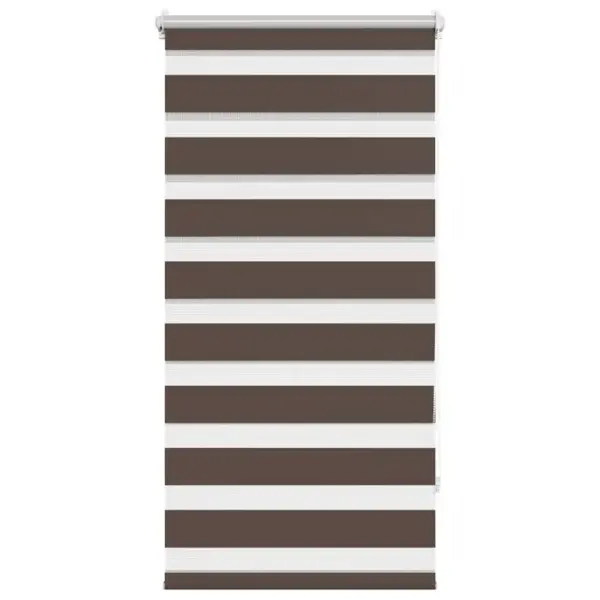 Zebra rullkardin 60 x 120 cm, kohvipruun, polüesterkangas – 2
