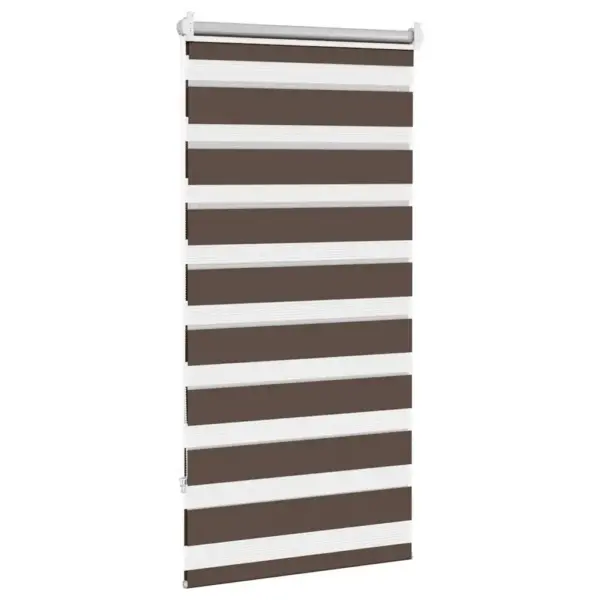 Zebra rullkardin 60 x 120 cm, kohvipruun, polüesterkangas – 4