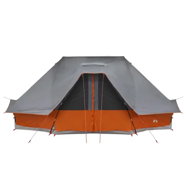 10-kohaline tipi telk katusega, hall ja oranž, taft, 680 x 430 x 270 cm – 11