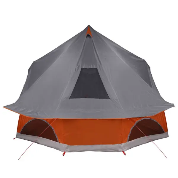 10-kohaline tipi telk katusega, hall ja oranž, taft, 680 x 430 x 270 cm – 5