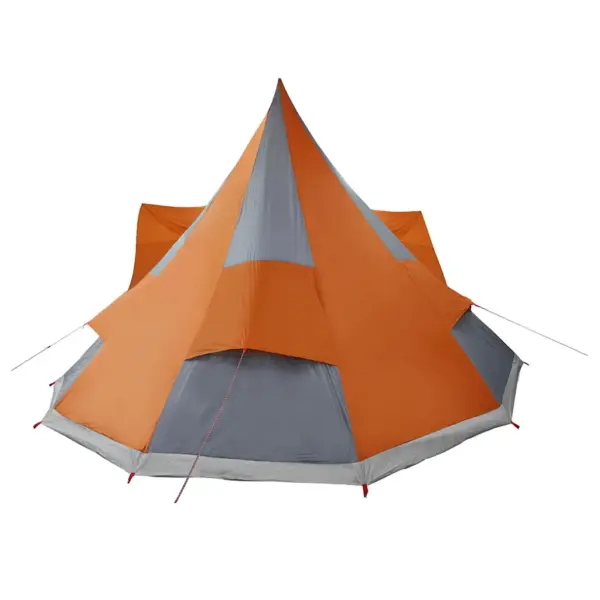 12-kohaline tipi telk varikatusega, hall ja oranž, 510 x 690 x 330 cm, taft – 6