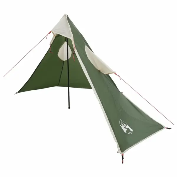 2-in-1 vihmakeep-poncho ja varjualune kapuutsiga, roheline, 262 x 126 x 130 cm – 3